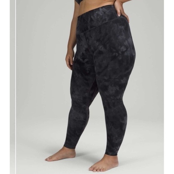 NEW Lululemon Align High-Rise Pant 28" Size 20 Diamond Dye Grey - Picture 3 of 8